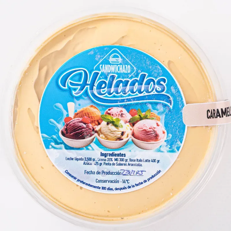 Helado Italiano Caramelo Salado