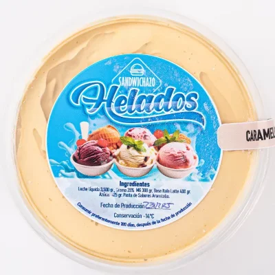 Helado Italiano Caramelo Salado