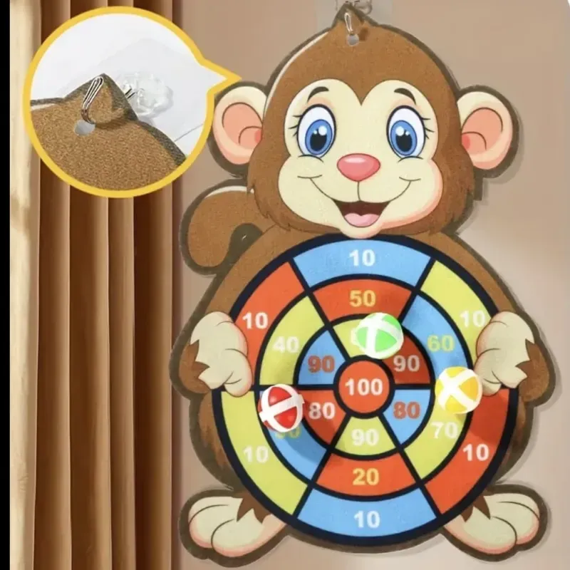 Juego de tiro a la diana Mono