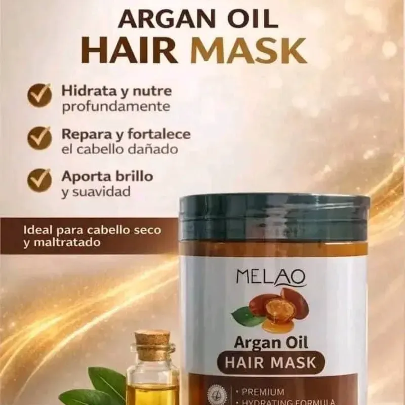  MASCARILLA CAPILAR MELAO CON ACEITE DE ARGÁN 250ml