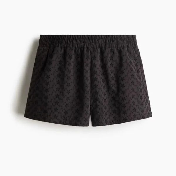 Short Negro Bordado