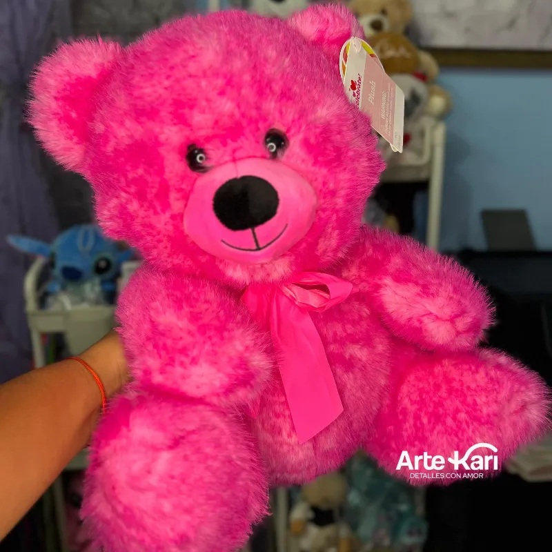 Peluche oso rosa