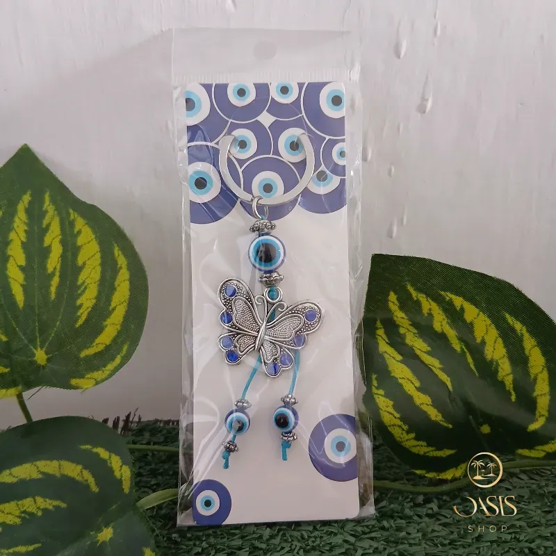 Llavero ojo turco mariposa