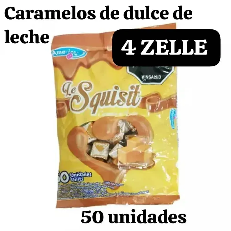 Caramelos de dulce de leche
