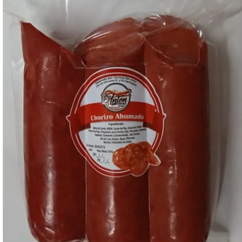Chorizo Ahumado (1lb) sellado al vacío