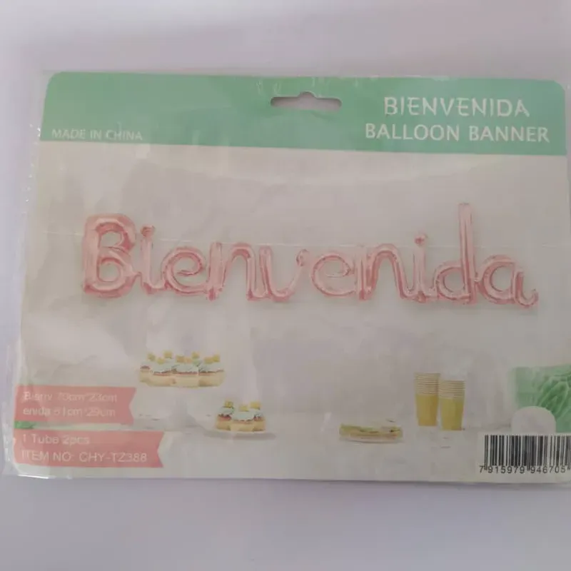 ‼️Cartel de globos de Bienvenida‼️