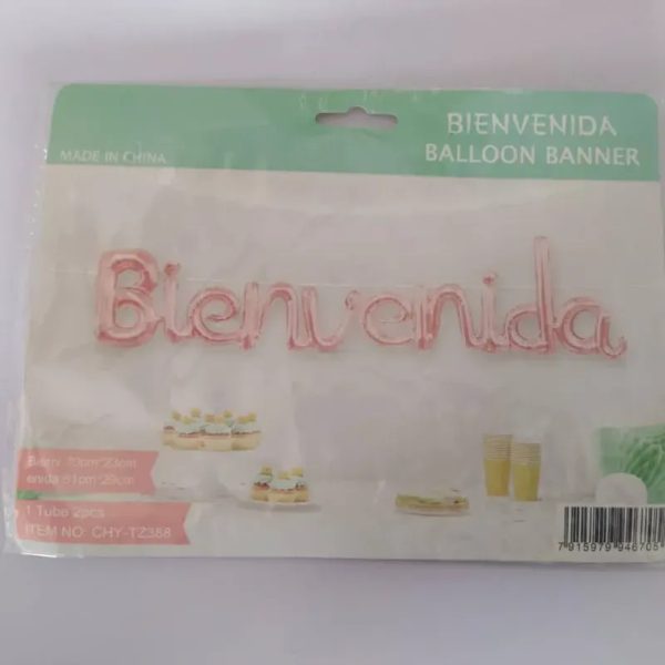 ‼️Cartel de globos de Bienvenida‼️