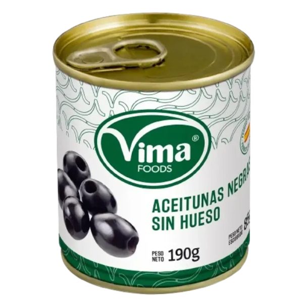 Aceitunas Negras Sin Hueso 212 ml