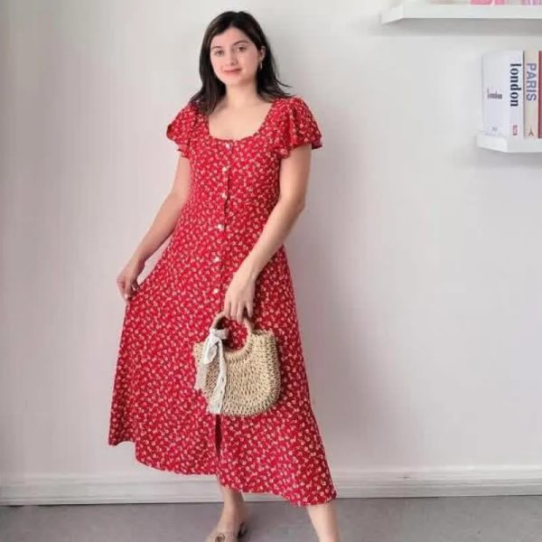  Vestido rojo 