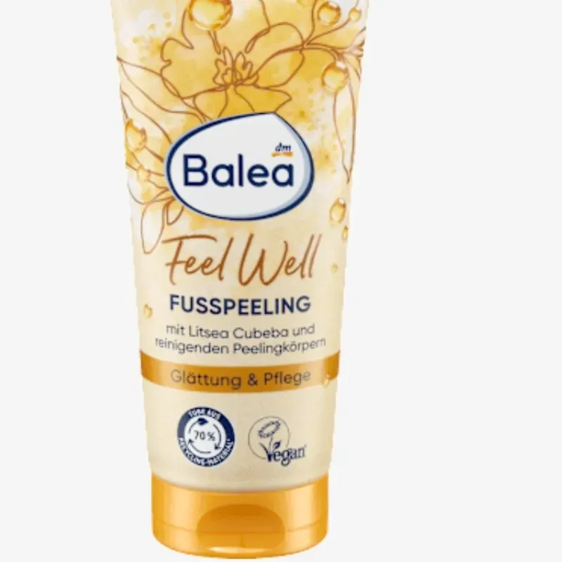 EXFOLIANTE CON ACEITE DE HUESO DE ALBARICOQUE, ACEITES ESENCIALES DE LITSEA CUBEBA Y LIMÓN