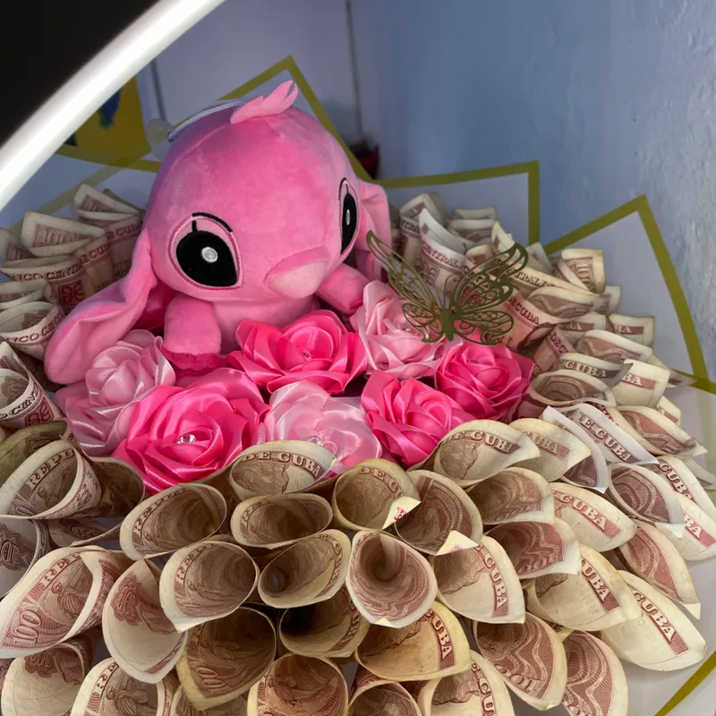  Ramo con Dinero y Peluche