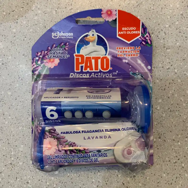 Pato dispensador baño