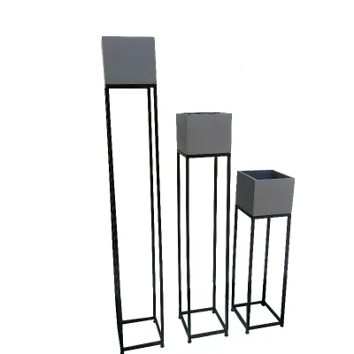 Conjunto de mesas triple o jardineras