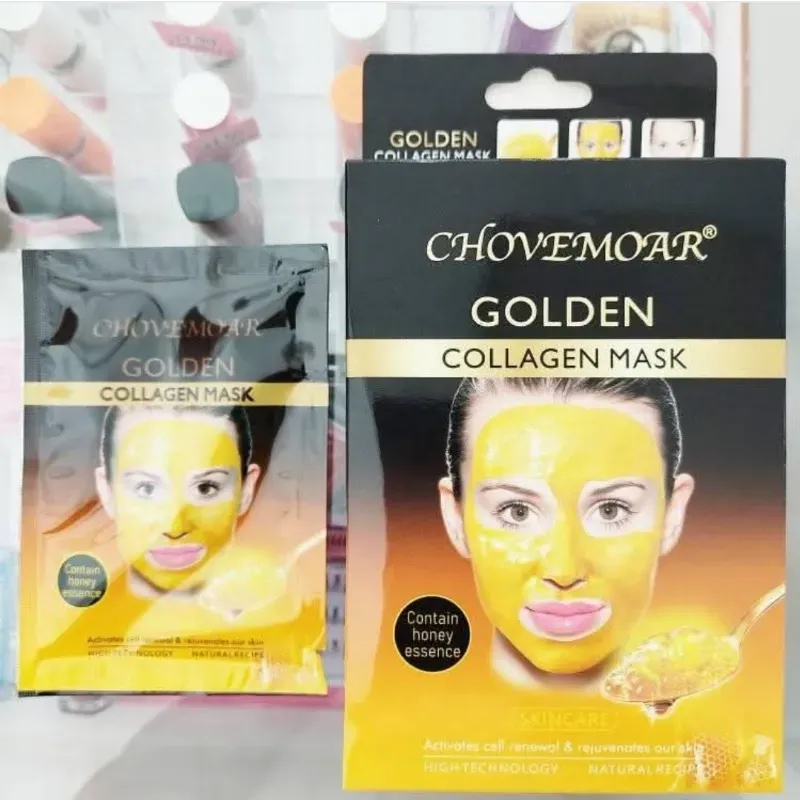 MASCARILLA FACIAL DE GOLDEN Y COLLAGENO