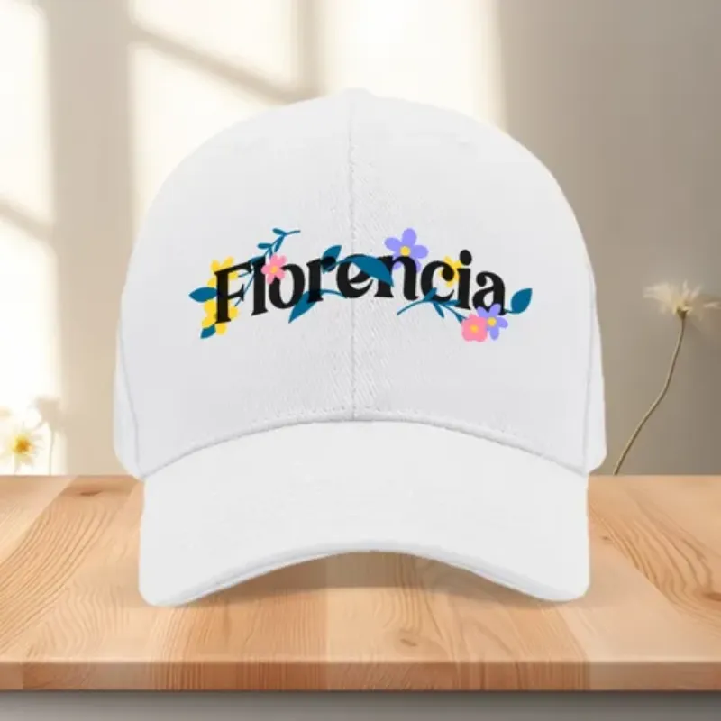 Gorra blanca personalizada