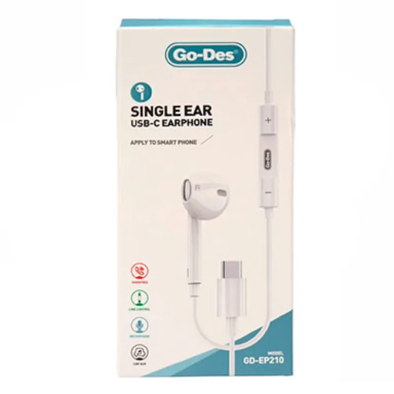 Audifonos Go-Des Single Ear Usb-c