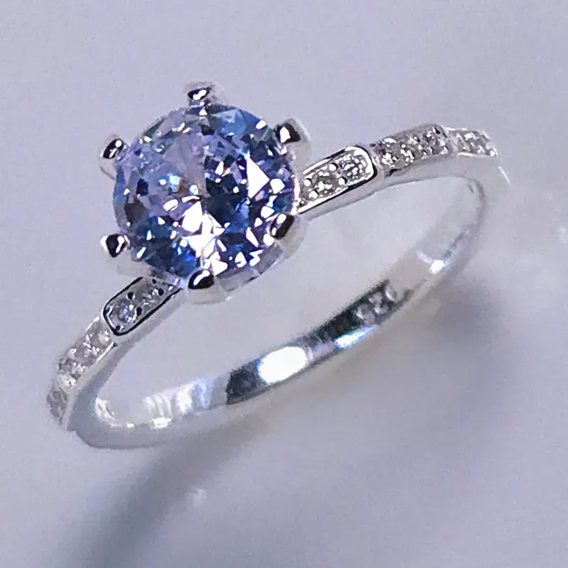 Anillo de compromiso en plata 925 #25