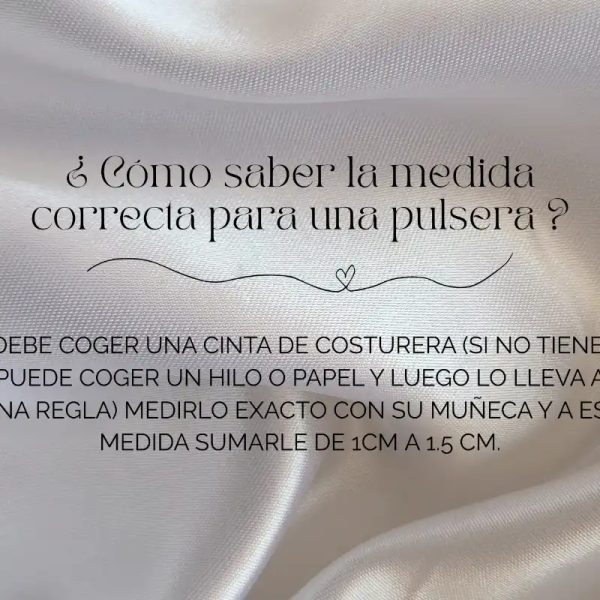 Guía de Tallas para Pulseras