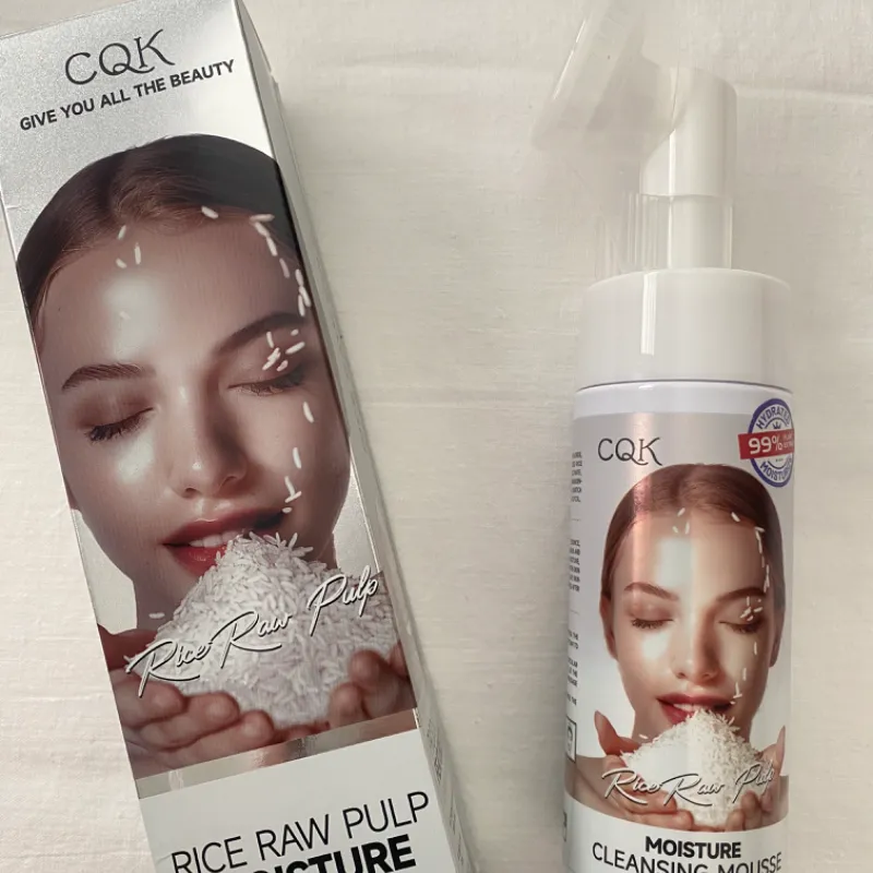 Espuma limpiadora CQK con pulpa de arroz