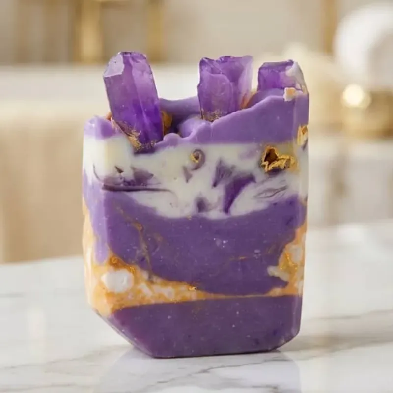 Jabón Artesano Oro y Amatista (D'eco)