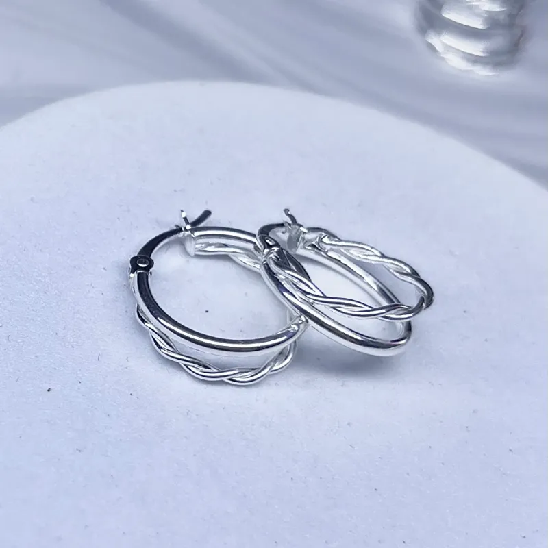 Aros doble argolla y doble modelo