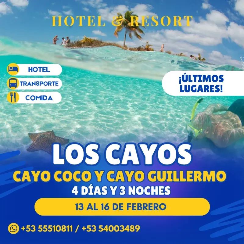 San Valentín en Cayo Coco y Cayo Guillermo