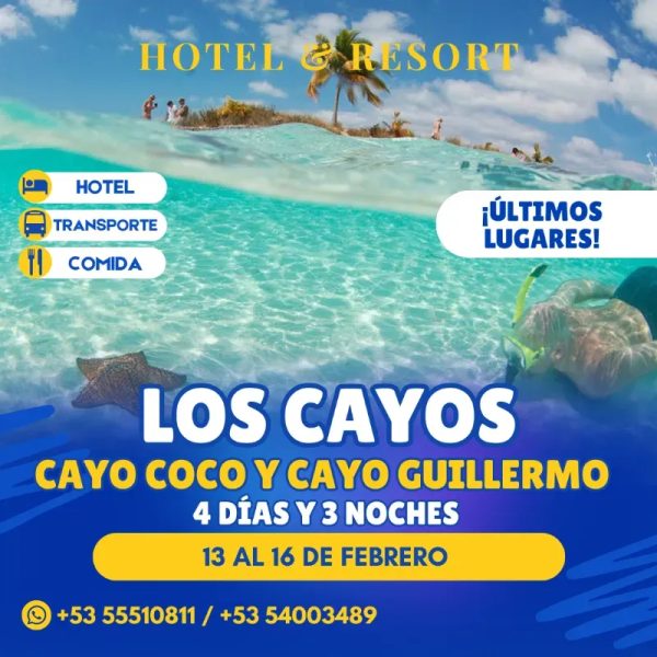 San Valentín en Cayo Coco y Cayo Guillermo