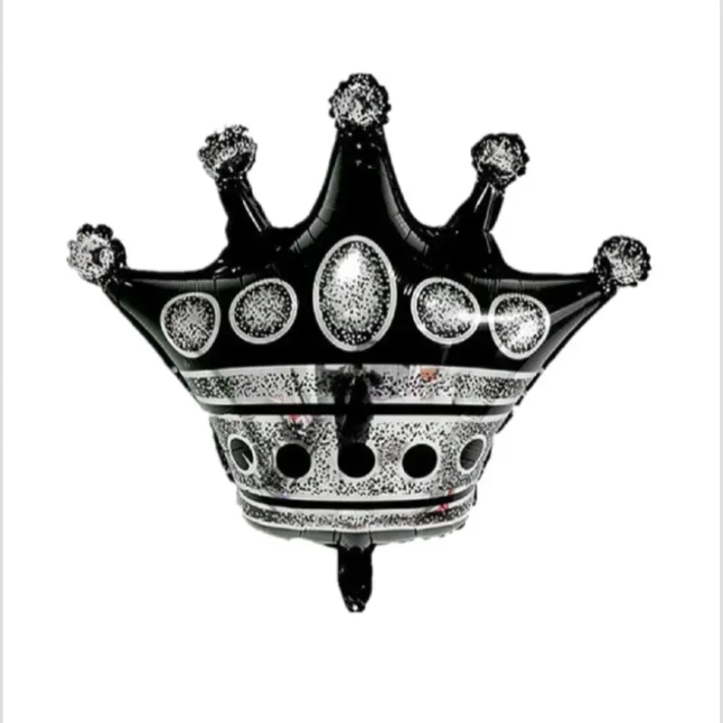 Globo de corona negro de 14"