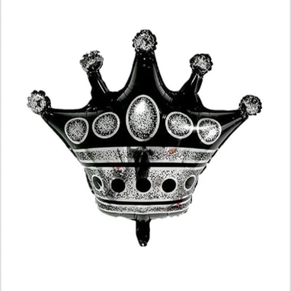 Globo de corona negro de 14"
