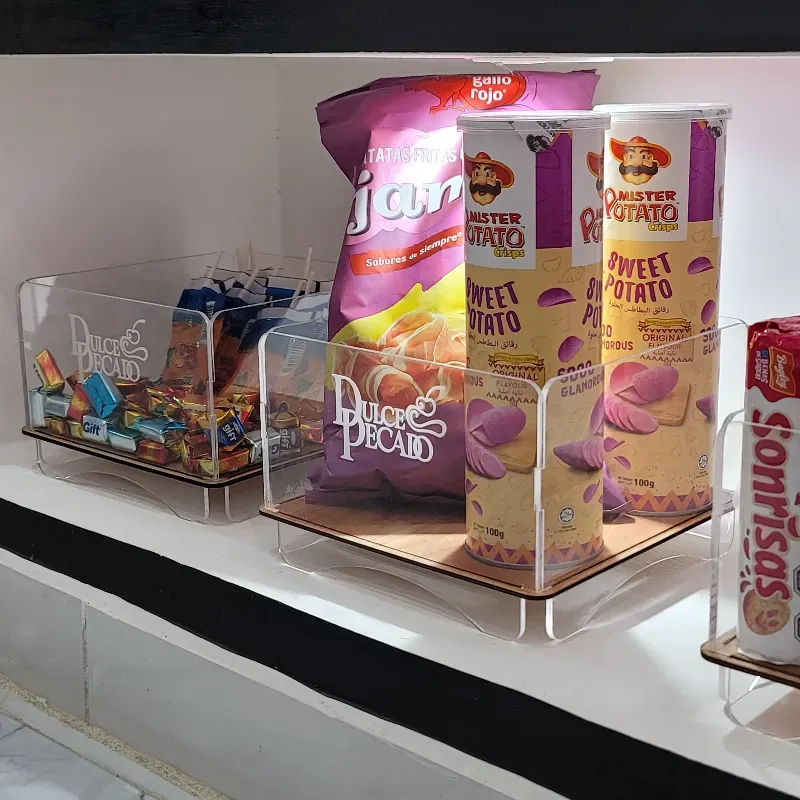 Exhibidores de confituras personalizados