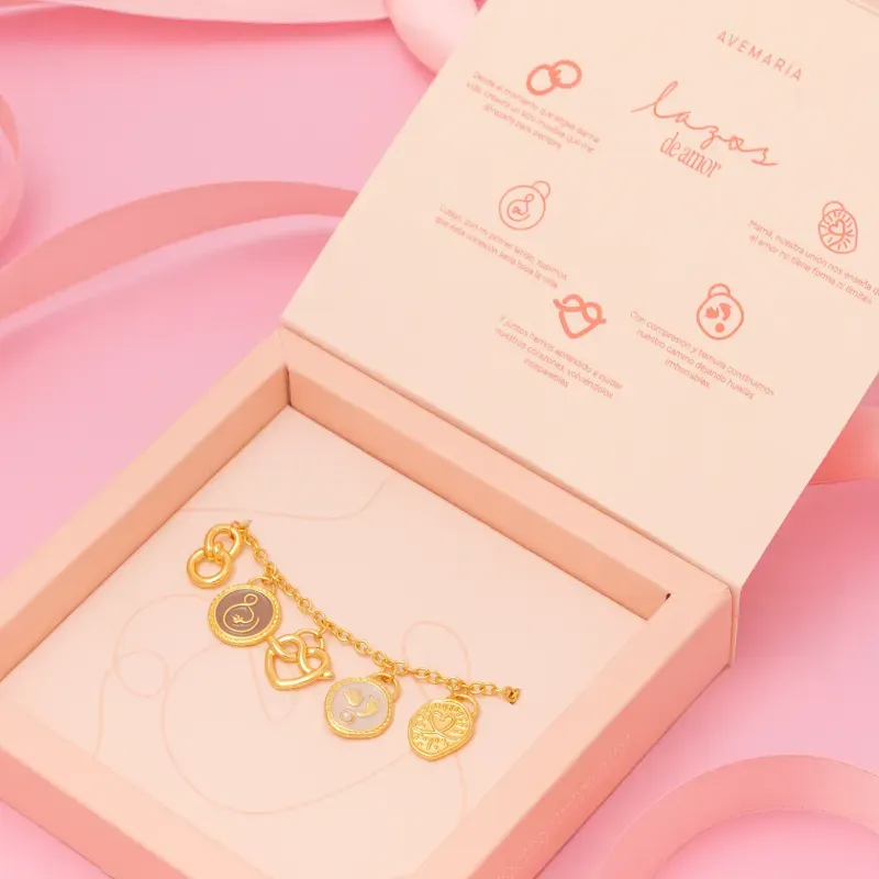 Pulsera Multicharms  Mama ( incluye caja/empaque especial)