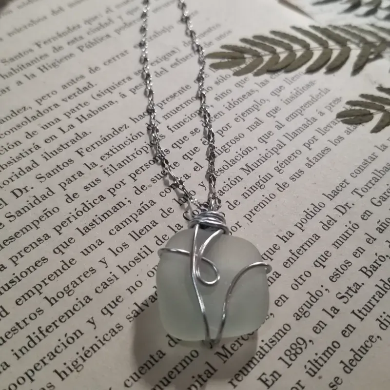 Collar de piedra marina 4