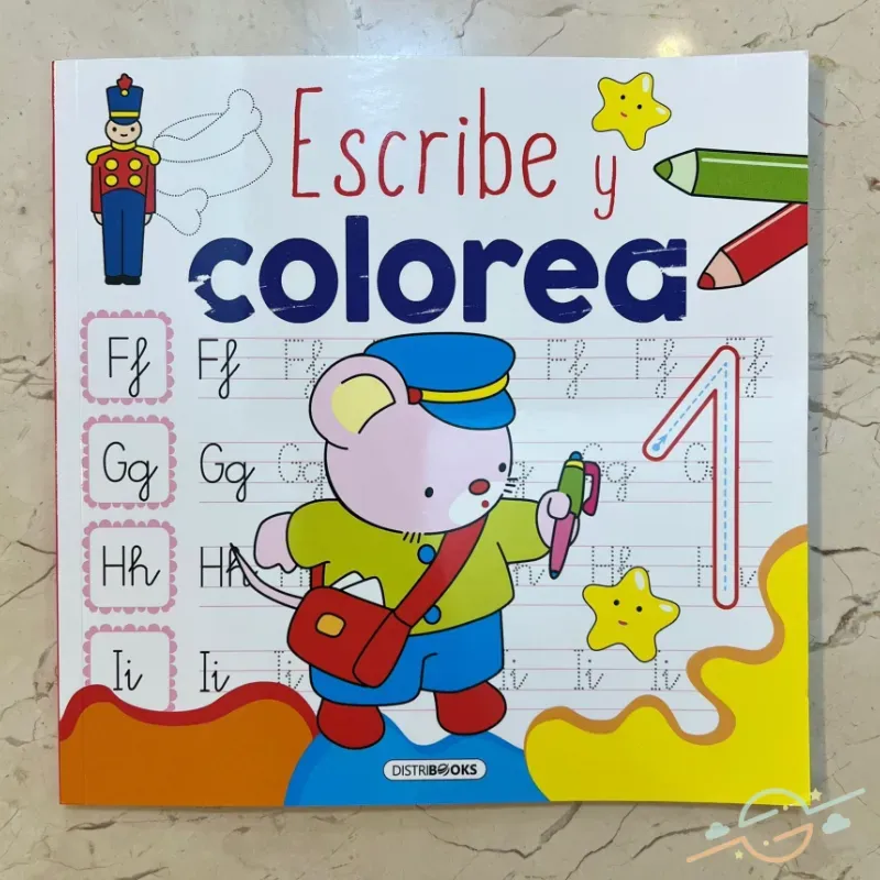 Libro para aprender a escribir y colorear #0001