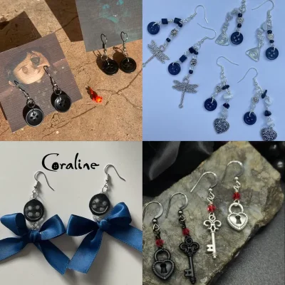 Aretes Coraline‍⬛