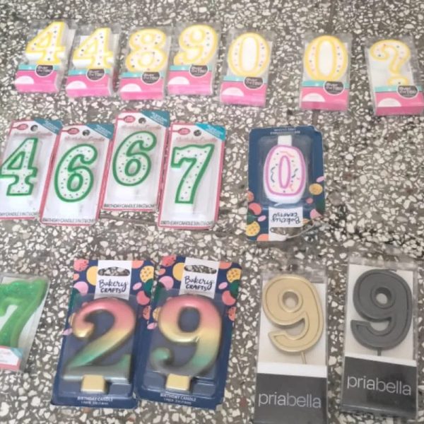 Velitas de cumpleaños