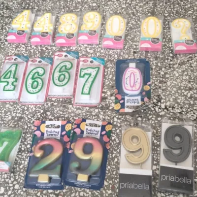 Velitas de cumpleaños