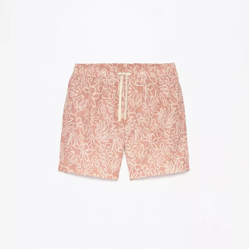 Bañador flores blanca