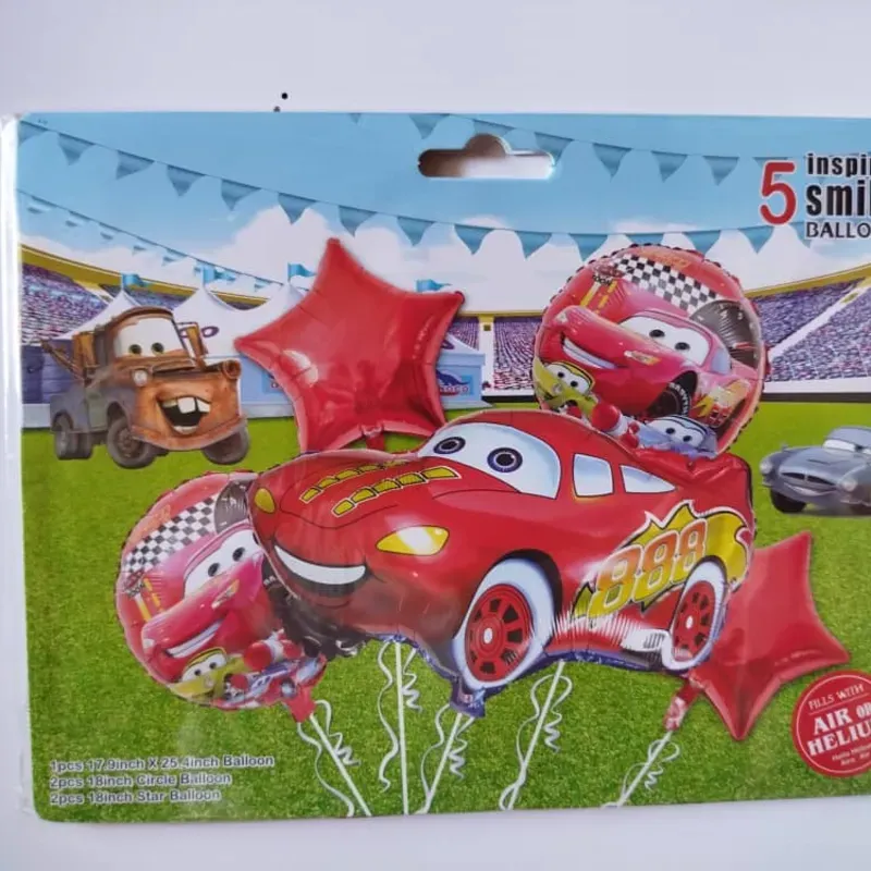 Set de globos de 5 piezas temáticos y de fiesta