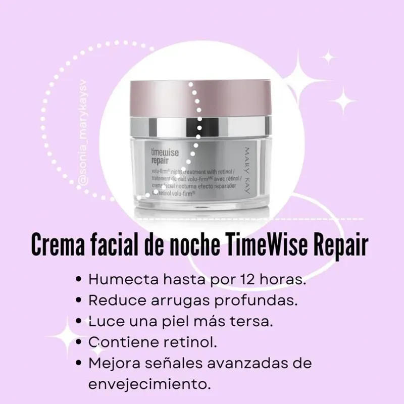 Crema de noche con retinol TW repair