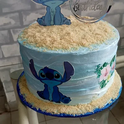 Cake temático Stich 22 cm diámetro