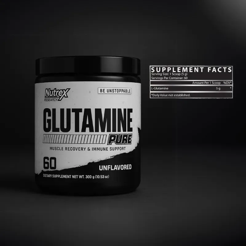 Glutamina pura NUTREX 60 serv
