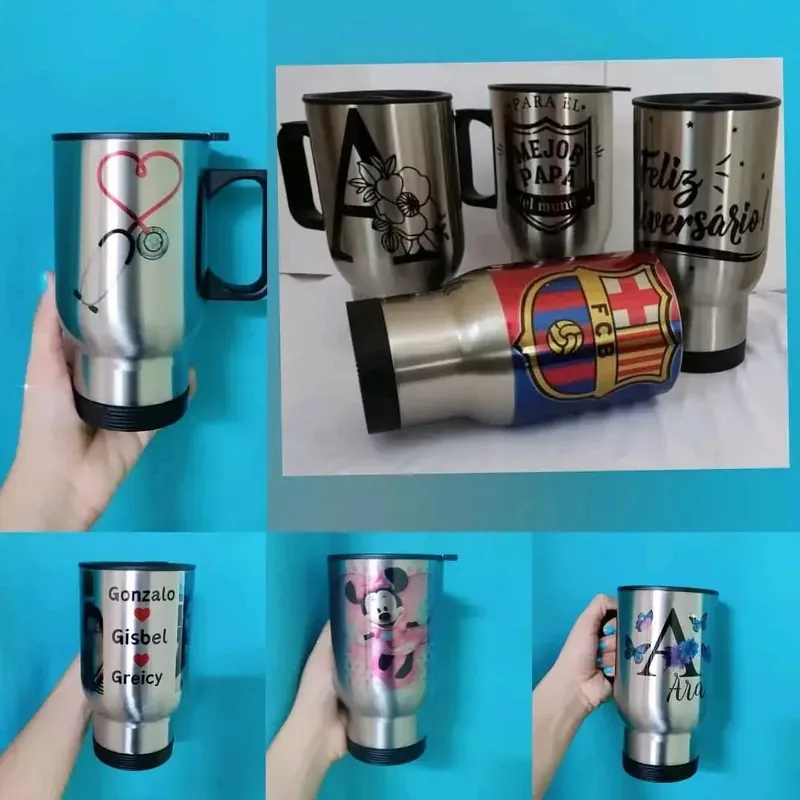 Jarras térmicas Plateadas