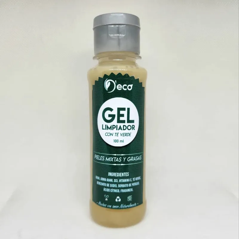 Gel limpiador facial de té verde