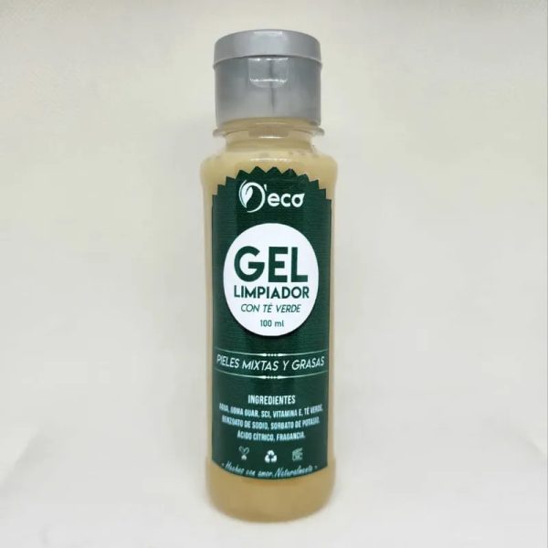 Gel limpiador facial de té verde