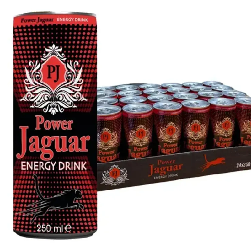 1204053 - Bebida energizante en lata Jaguar 250ml (Caja de 24 unidades) - U/M: U