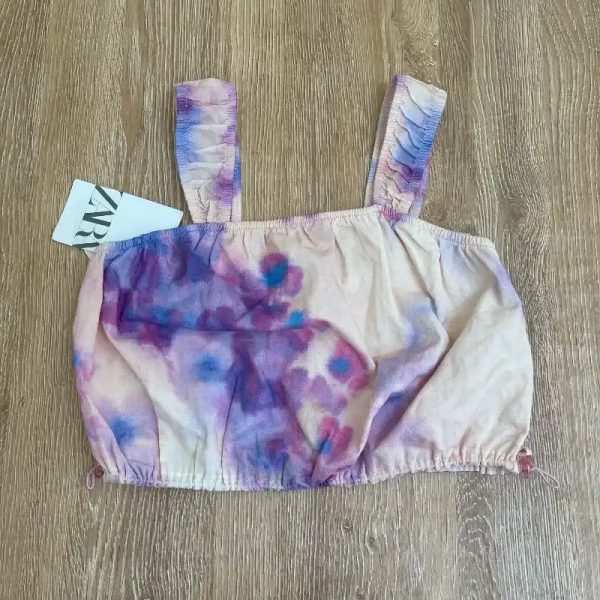 Top Zara de colores
