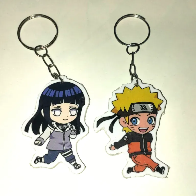 ☁️ Pareja de llaveros Naruto + Hinata