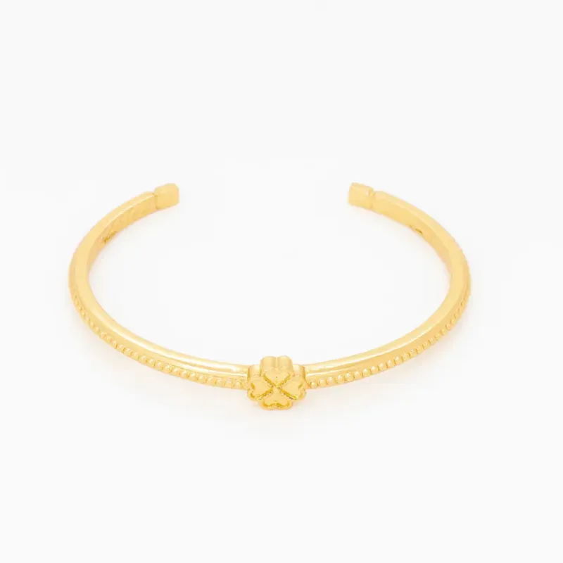 Brazalete Trebol AVEMARÍA X TERS sin relleno de color