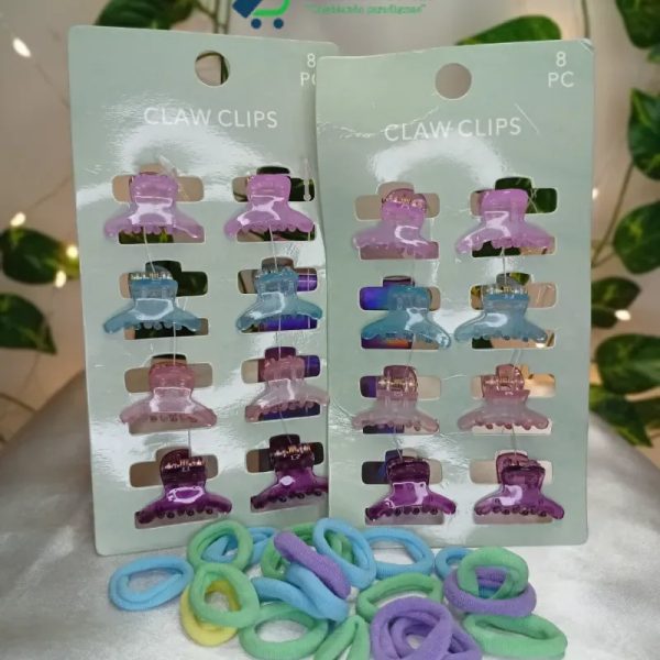 Pak de pinzas para el cabello