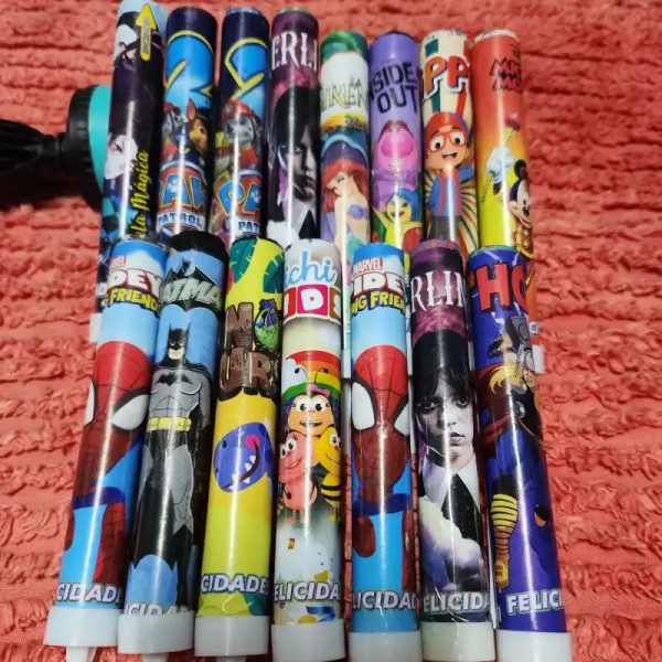 Velas volcánicas de animados